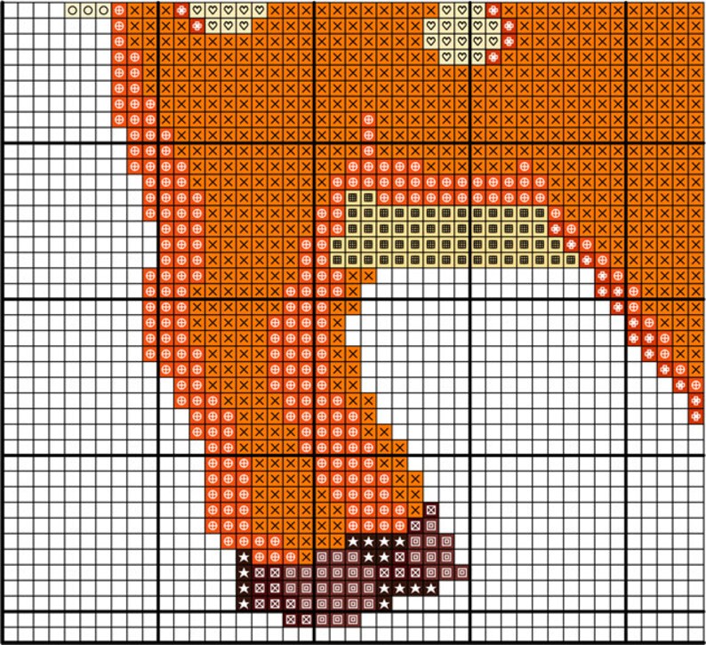 Deer Cross Stitch Pattern PDF Pattern Digital Download Modern - Etsy
