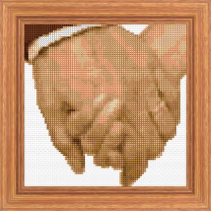 Wedding Hands Cross Stitch Pattern PDF Pattern Digital Download Gift For Her Wedding Cross Stitch Celebration Sewing Wedding Gift