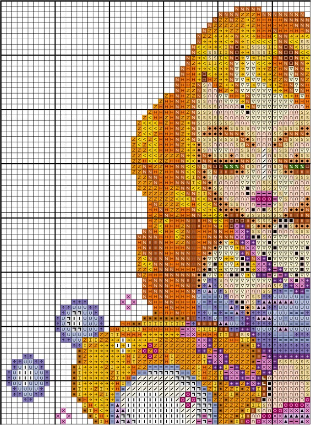 Mermaid Cross Stitch Pattern PDF Pattern Digital Download Counted Cross ...
