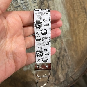 Ew, David Key Fob/ canvas keychain/ birthday gift/ key chain/ key fob/ handmade gift/ Schitts creek