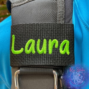Personalized Diver Name | Personalized & Customizable Scuba Diver BCD Identification Tag | Made on Maui | Scuba Diver Gift