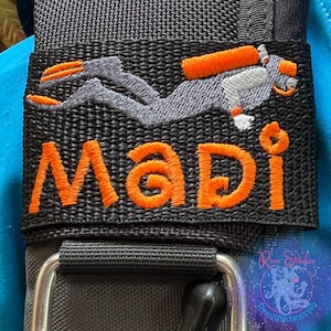 Scuba Diver | Personalized & Customizable Scuba Diver BCD Identification Tag | Made on Maui | Scuba Diver Gift | Scuba Dude | Scuba Chick