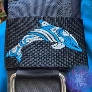 Dolphin Scuba Diver BCD Identification Tag | Scuba Diver Gift | Made on Maui | Dolphin Lover Gift
