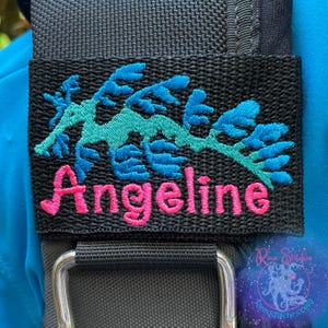 Leafy Sea Dragon | Personalized & Customizable Scuba Diver BCD Identification Tag | Made on Maui | Scuba Diver Gift