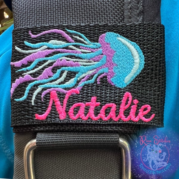 Jellyfish Personalized & Customizable Scuba Diver BCD Identification Tag | Scuba Diver Gift | Made on Maui