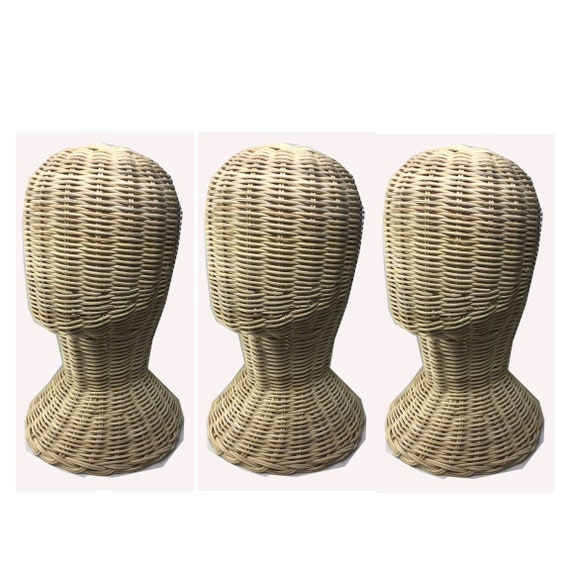mannequin head with hair and stand