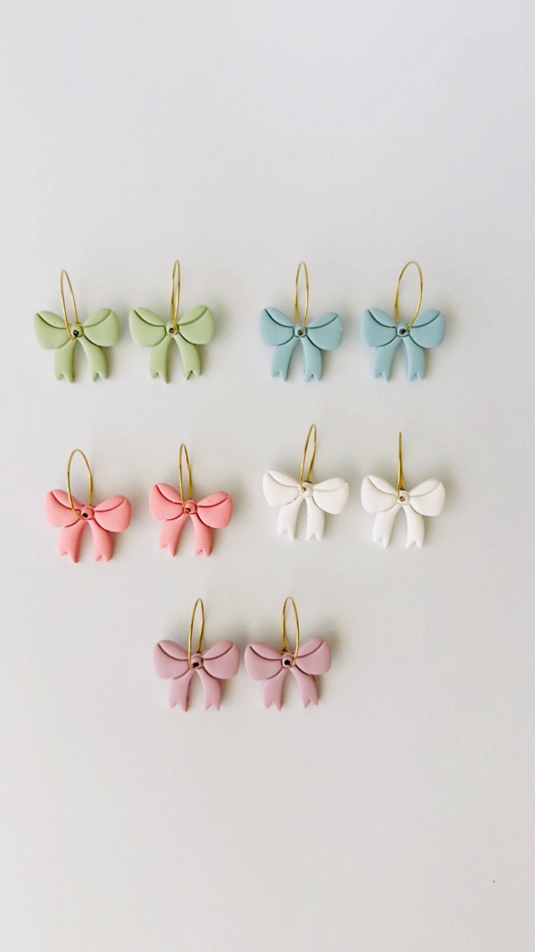 Bow Earrings, Coquette, Earrings, Delicate Jewelry, Gold Hoop Earrings ...