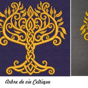 Machine embroidery design, Celtic tree of life