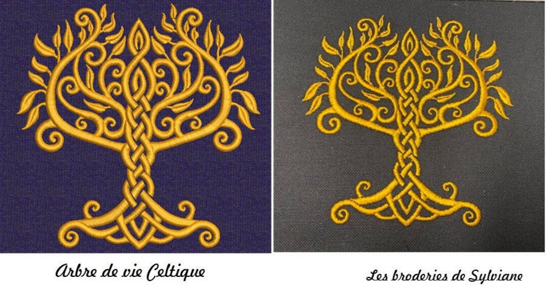 Machine Embroidery Design, Celtic Tree of Life - Etsy