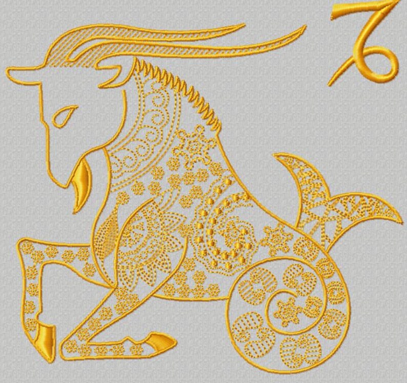 15 Patterns for Embroidery Machine the Zodiac Signs Etsy
