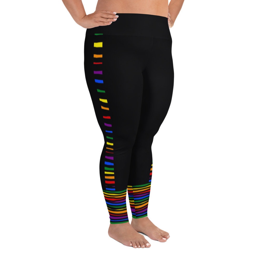 rainbow tights plus size