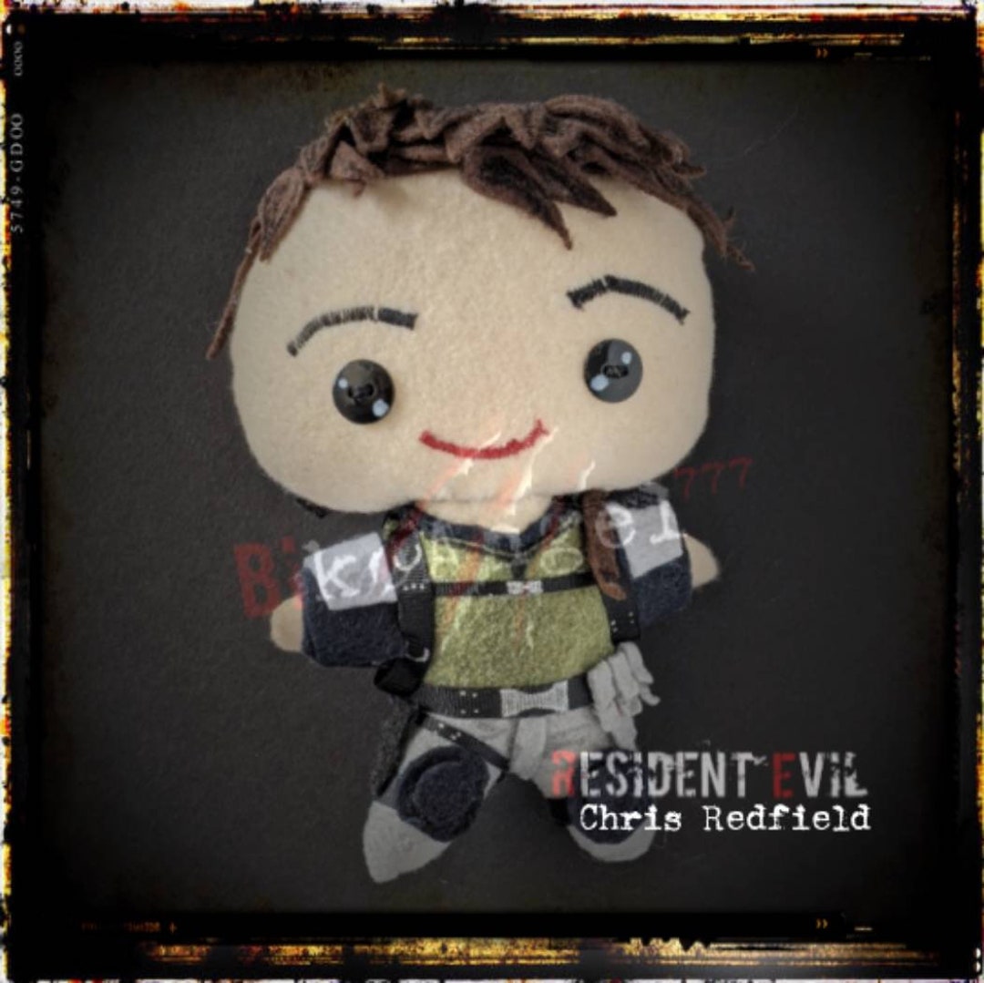 Muñeco de peluche de Chris Redfield inspirado en RESIDENT EVIL