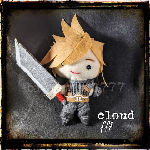 Final Fantasy 7 Cloud Plush - Etsy