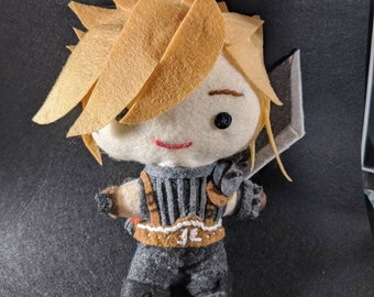 Final Fantasy 7 Cloud Plush - Etsy