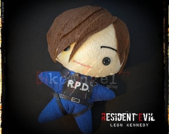 バイオハザード RE:2 レオン・s・ケネディ ぬいぐるみキーホルダー新品未開封 イーカプコン |くるみたぴぬい バイオハザード レオン・S・ケネディ
