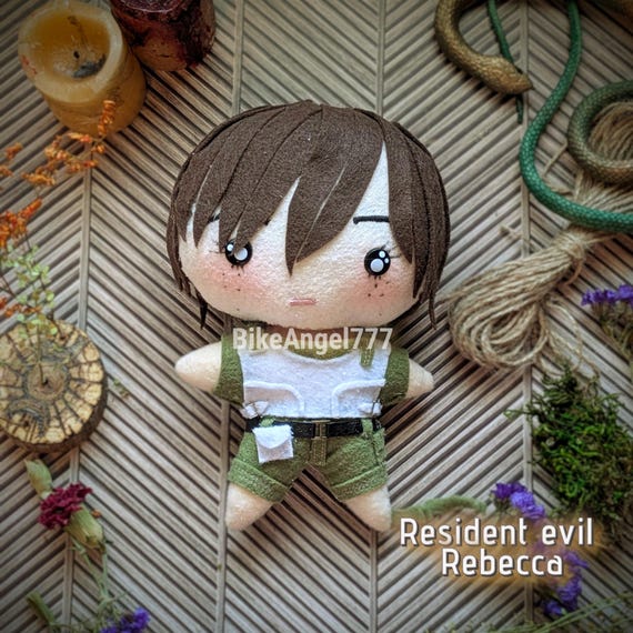 Handmade Rebecca Chambers Plush Doll - Resident Evil Fan Art - Etsy Handmade Rebecca Chambers Plush Doll - Resident Evil Fan Art - Etsy