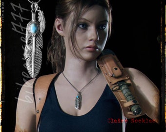 Claire Redfield resident evil horror necklace Cosplay Jewelry