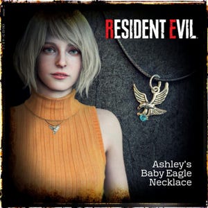 Resident Evil 4 Ashley Graham convention  Cosplay green or blue  horror gamer gift for her or him