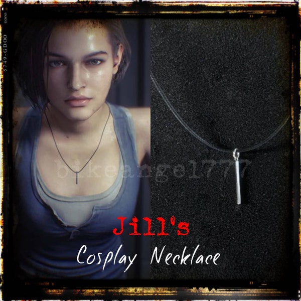 Jewelry Jill Valentine Cosplay Necklace From Resident Evil Inspired