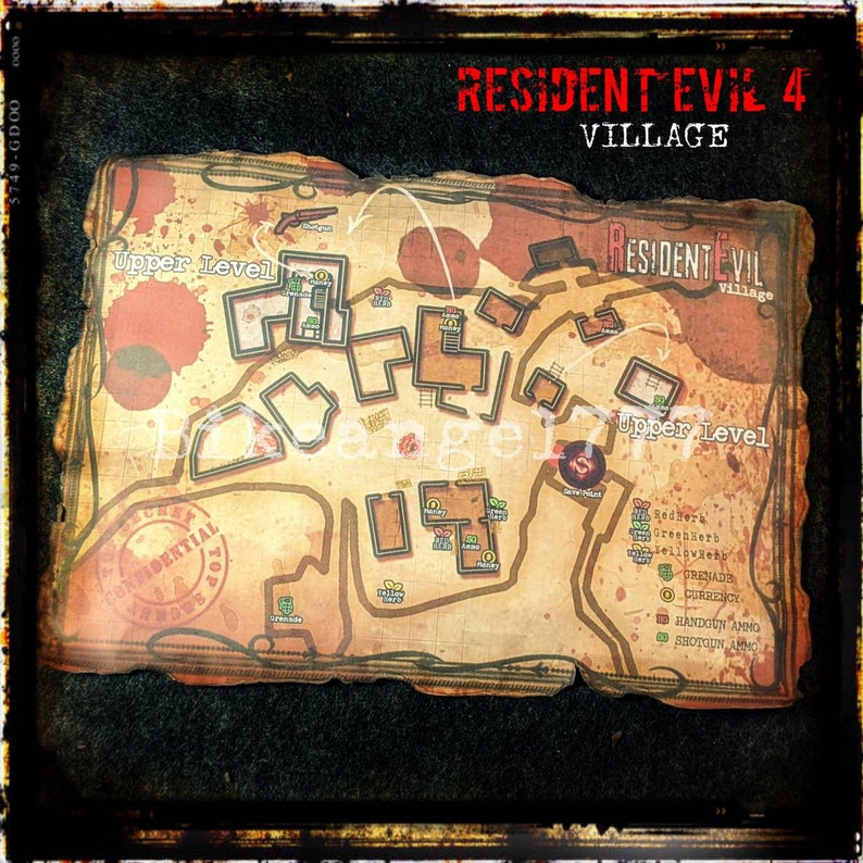 resident evil 4 village map 3d resident evil 4 village map 3d