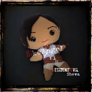 RESIDENT EVIL 5 Sheva Inspired figure doll plushie