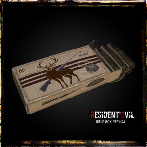 Resident Evil Ammo Box Digitaler Download Videospiel Requisite 3D Modell Druckbare DIY Halloween Geschenk Gamer Dekor