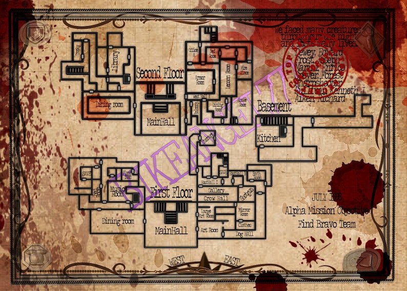 resident evil spencer mansion map resident evil spencer mansion map