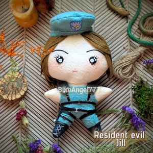 Resident Evil Inspired | Jill Valentine | STARS | Resident Evil | Plush | Doll