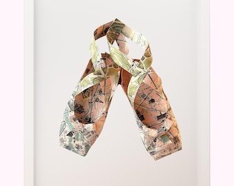 Paper Artwork - Ballet Slippers