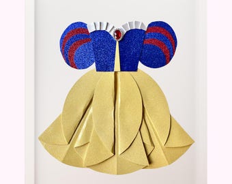 Paper Dress Artwork - Snow White Disney Princess