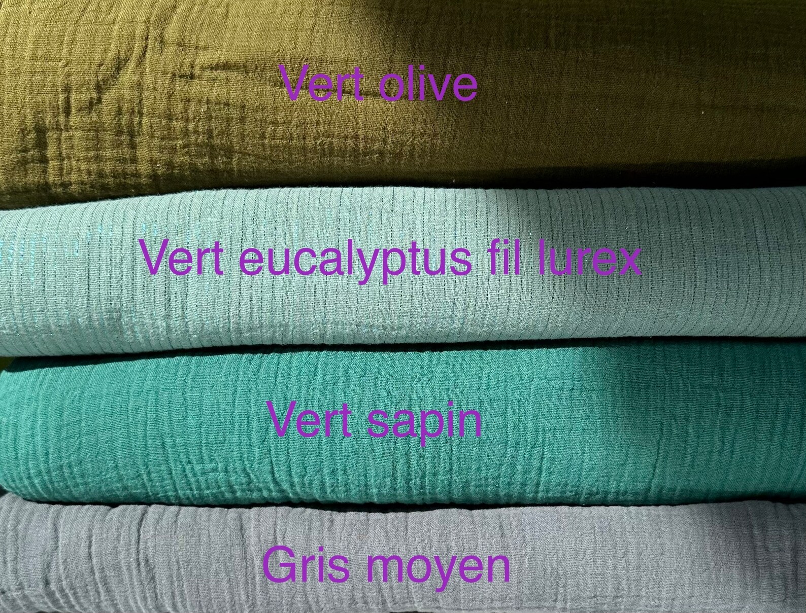 Jupe longue en double gaze de coton certifiée oeko-tex à - Etsy France