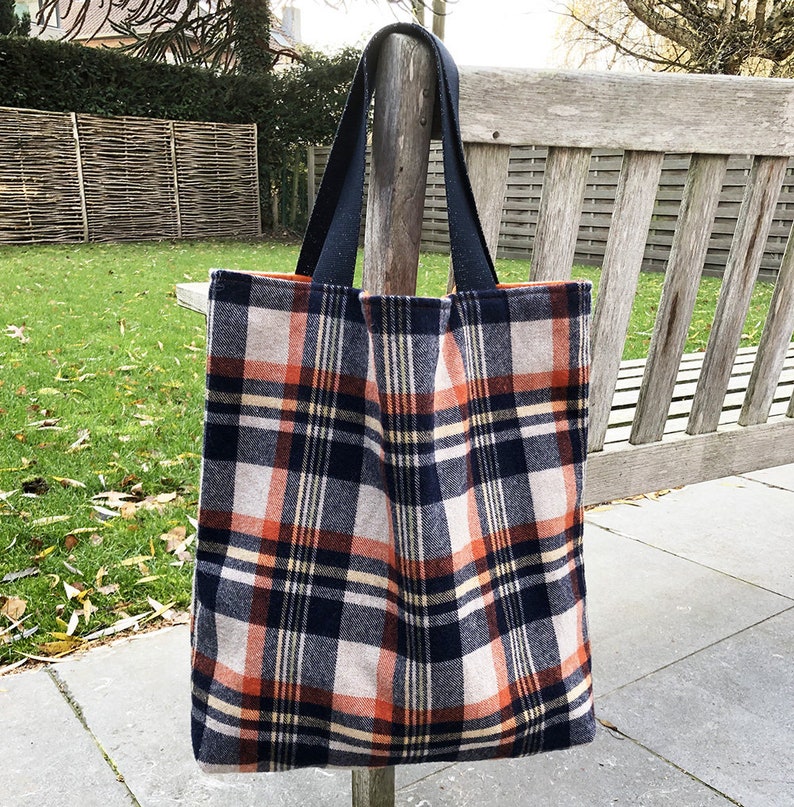 large reversible tote bag