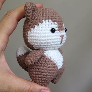 Wzór szydełkowy mała wiewiórka/wzór szydełkowy ( PDF / ANGIELSKI )/amigurumi na szydełku.