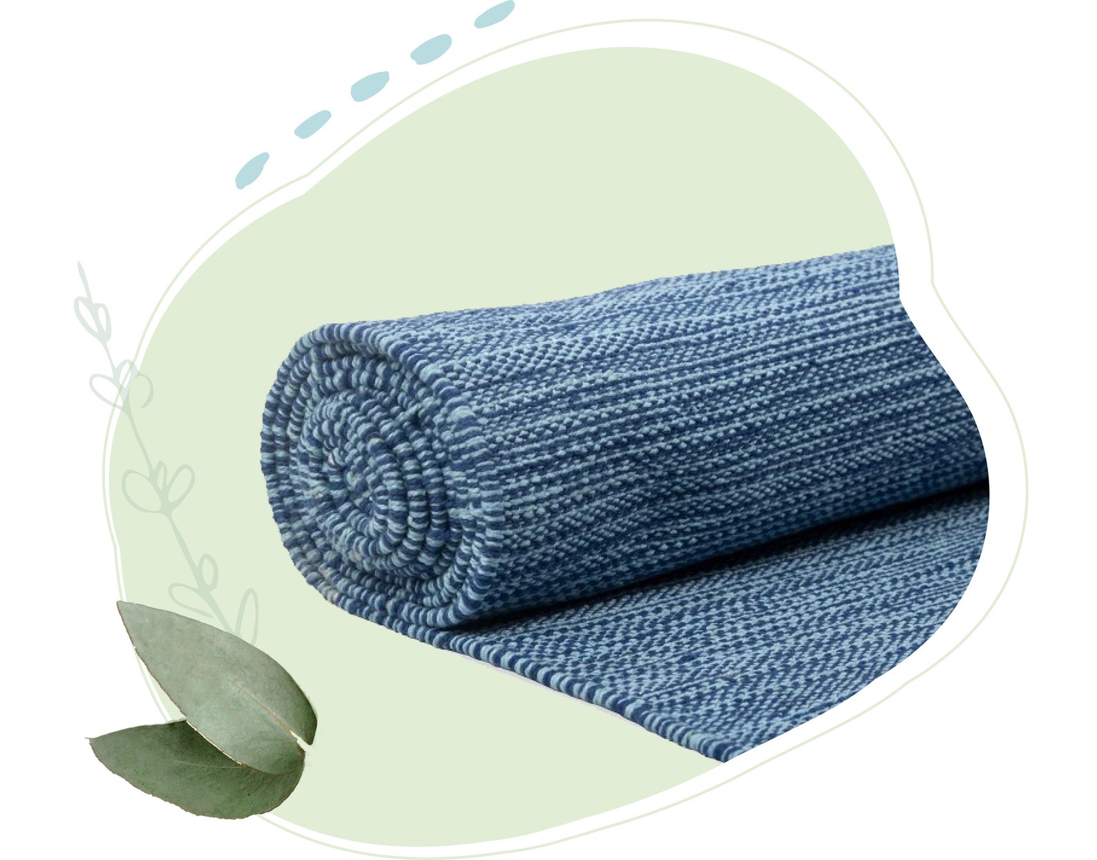 Organic Cotton Yoga Mat Natural Hand Weaved and Fair Trade Etsy