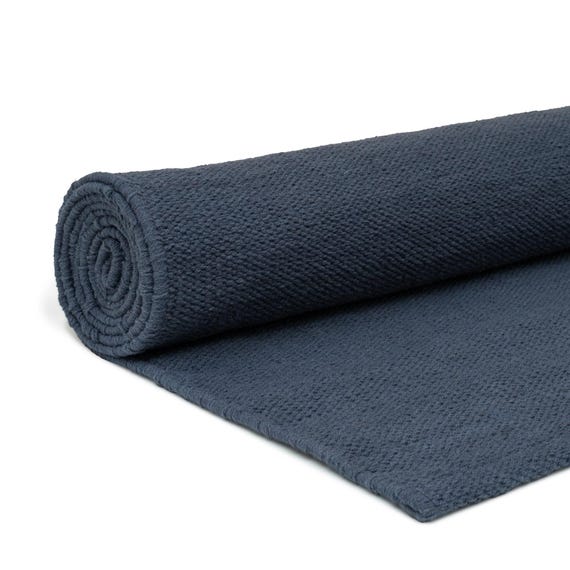 Organic Cotton Yoga Mat Natural Hand Weaved and Fair Trade Yoga Exercise Workout Fitness Rug Absorbent soft Washable 78 X 27 Etsy
