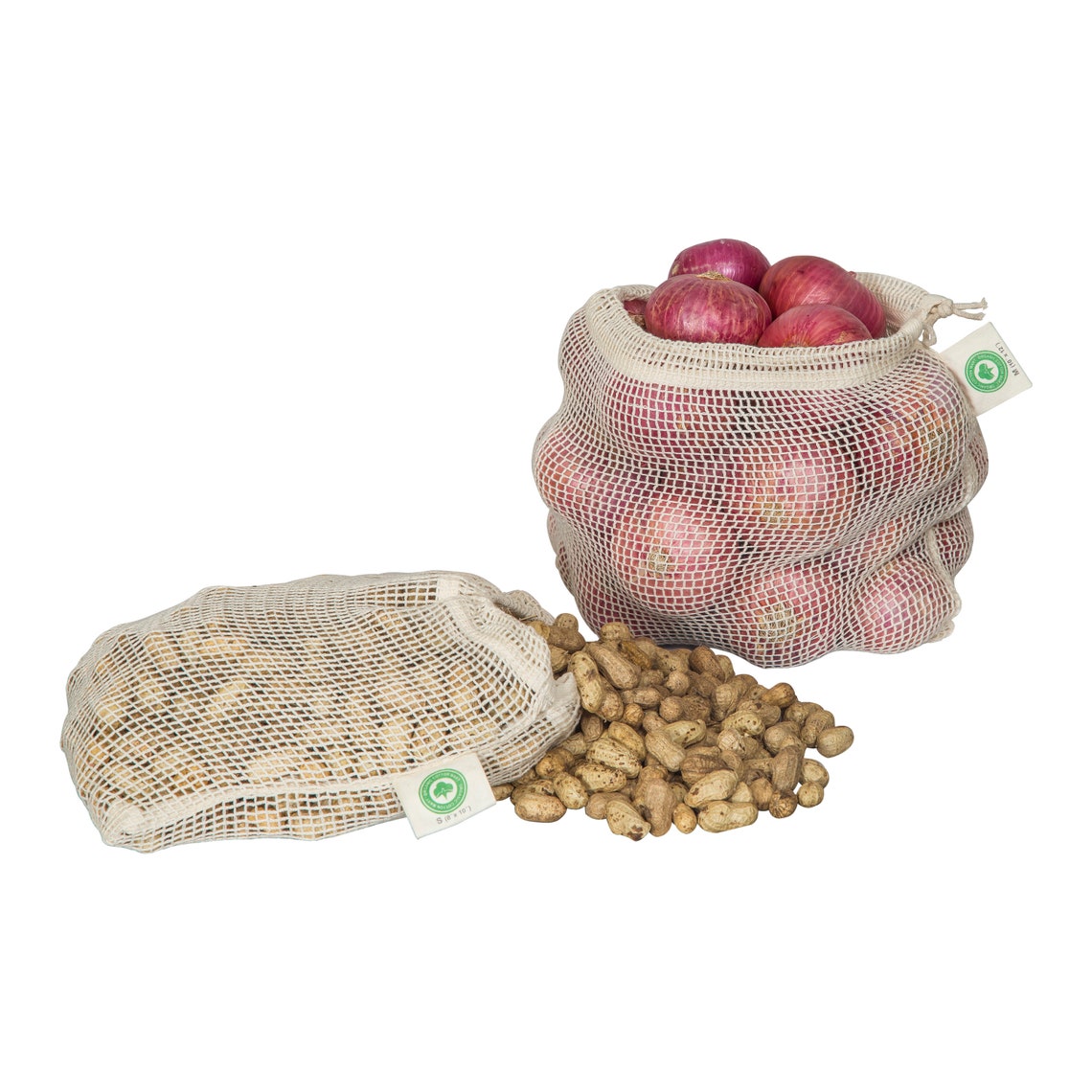 Organic Cotton Mesh Produce Bags Reusable Washable & GOTS Etsy