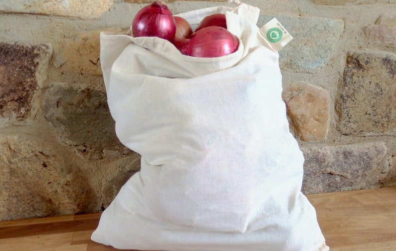 OrganicCottonMart Muslin Cotton Produce Bags - Thumbnail 5