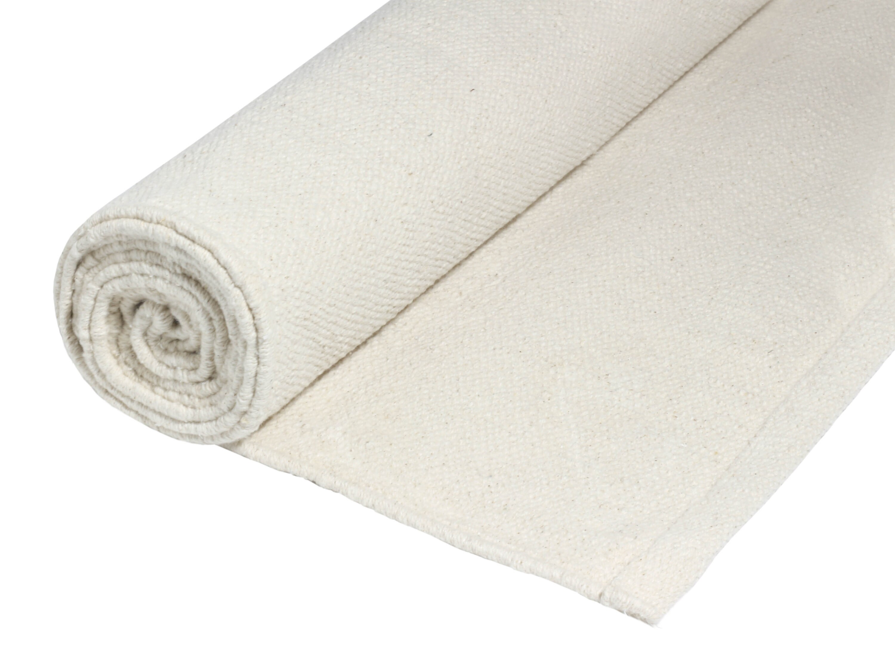 Organic Cotton Yoga Mat Natural, Hand Weaved and Fair Trade Yoga