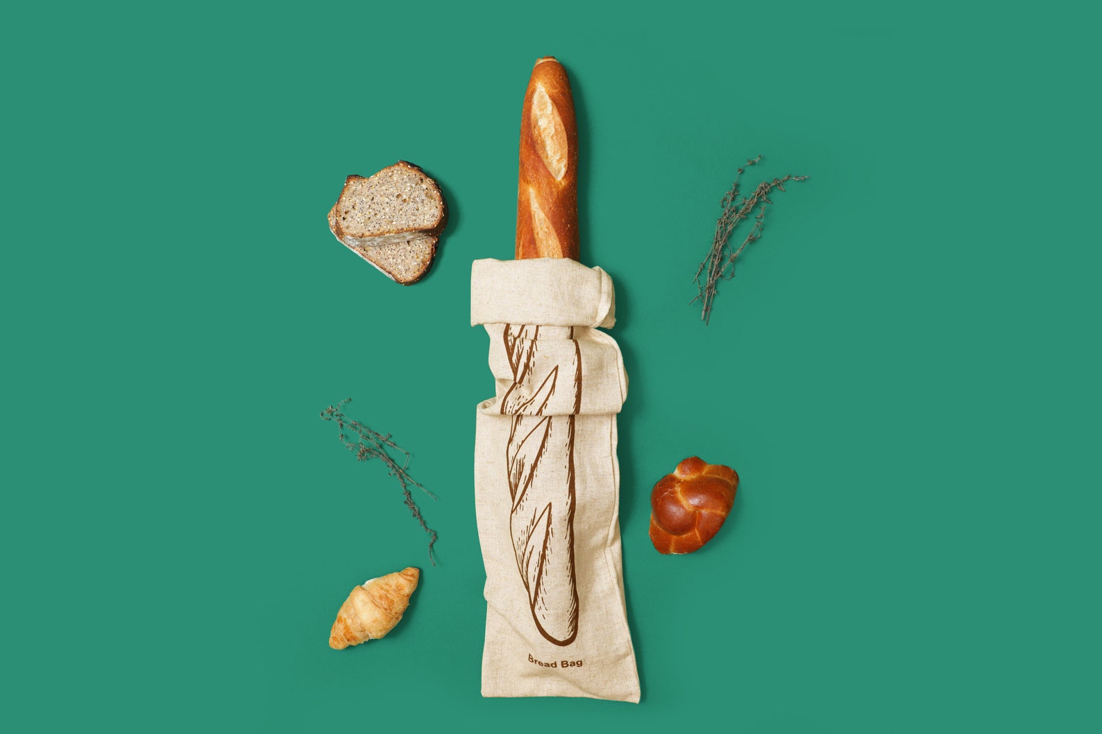 Reusable Linen Bread Bags for Homemade Breads 100 Organic Etsy