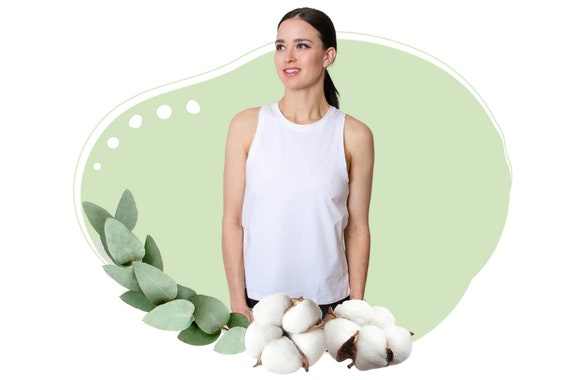 Organic Cotton Tank Tops for Women Sleeveless Women's Workout Tops Premium  Quality & Soft Tank Tops Perfect for Summer Weather 