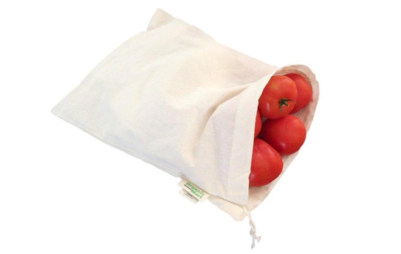 Reusable Muslin Cotton Produce Bags Washable Bulk Bin Bags Etsy