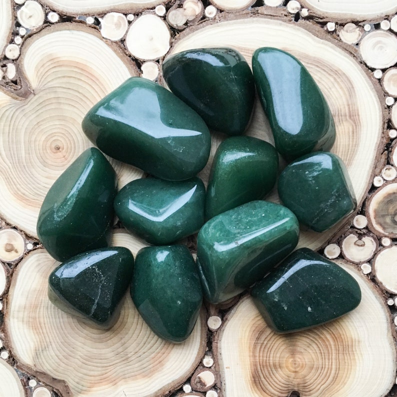 Large Green Quartz Tumbled Stones 100g Tumblestones Crystal | Etsy