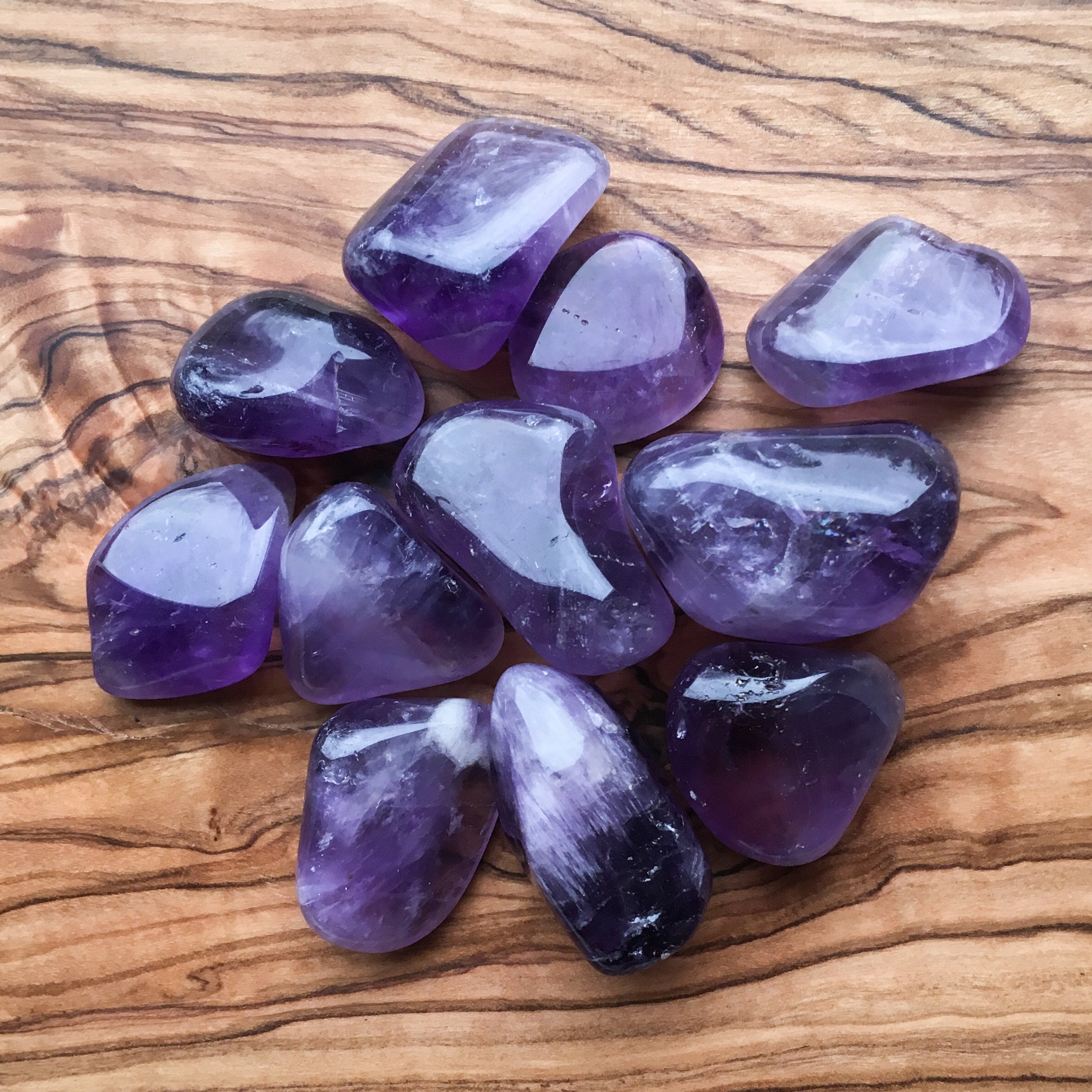 Twin Flame Crystal Gift Set Amethyst Clear Quartz Petrified Etsy UK