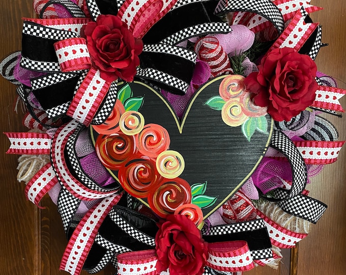Valentine Heart Wreath