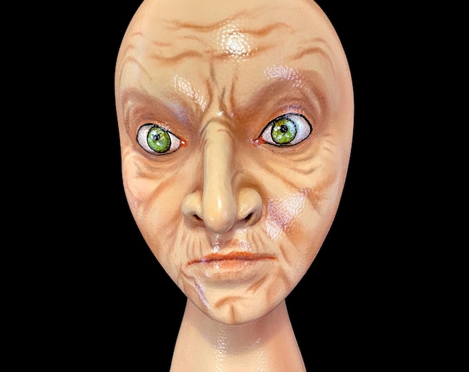 Sculpted Witch Mannequin, Halloween Witch Mannequin, Scary Witch Mannequin