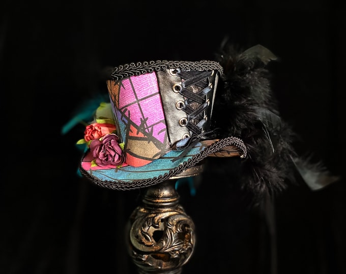 Patchwork Mini Top Hat