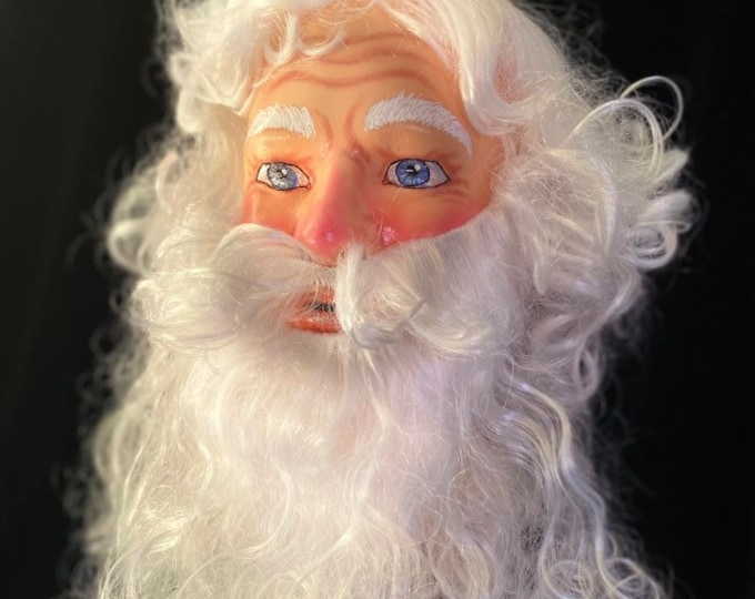 Santa Mannequin Head, Male Mannequin Head made to order