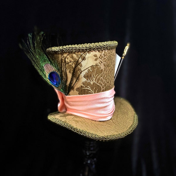 Mad Hatter Mini Top hat, Alice in Wonderland Top Hat