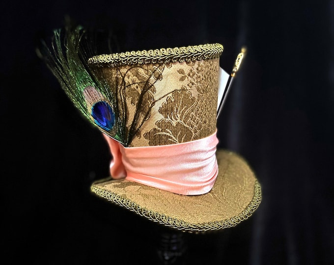 Mad Hatter Mini Top hat, Alice in Wonderland Top Hat