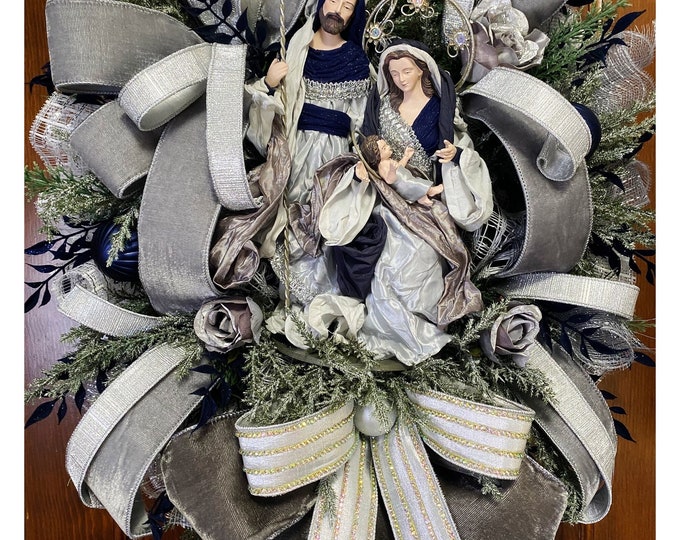 Nativity Wreath, Reason for the Season Wreath
